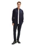 Hemd mit Karomuster navy tonal check