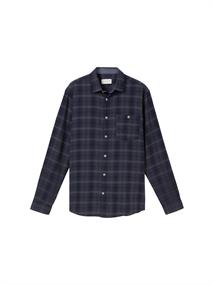 Hemd mit Karomuster navy tonal check