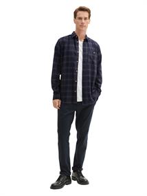 Hemd mit Karomuster navy tonal check
