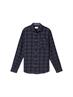 Hemd mit Karomuster navy tonal check