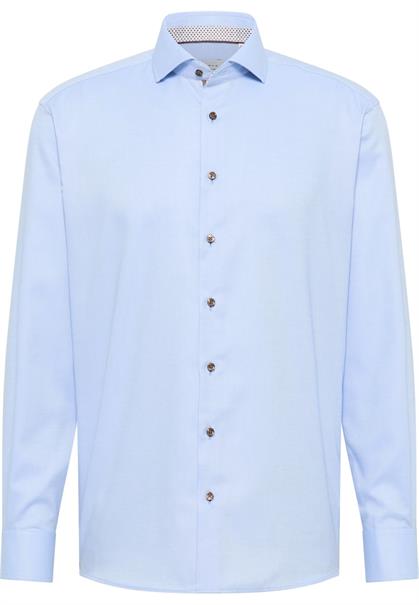 Hemd Natté Langarm hellblau