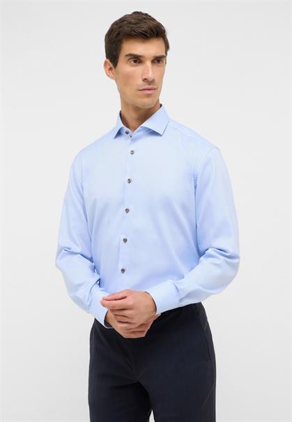 Hemd Natté Langarm hellblau