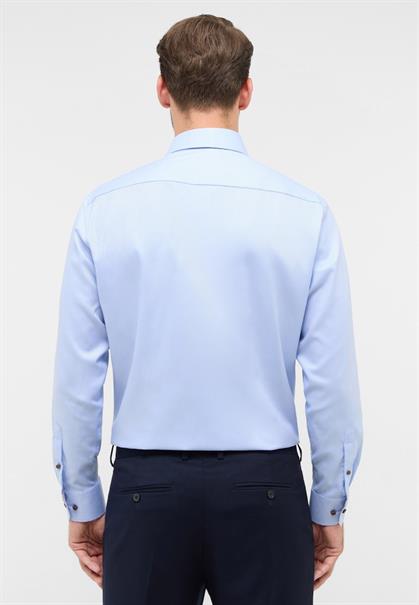 Hemd Natté Langarm hellblau