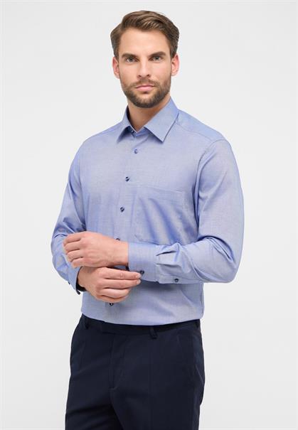 Hemd Natté Langarm navy