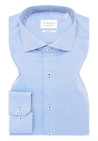 Hemd Oxford Langarm blau