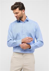 Hemd Oxford Langarm blau