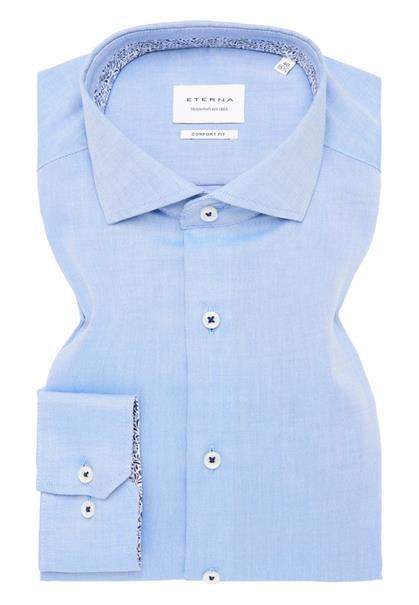 Hemd Oxford Langarm blau