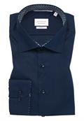 Hemd Popeline Langarm navy