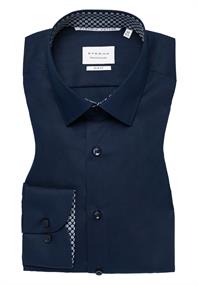 Hemd Popeline Langarm navy
