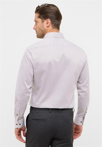 Hemd Satingewebe Langarm braun