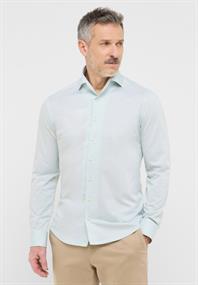Hemd Single-Jersey Langarm grün