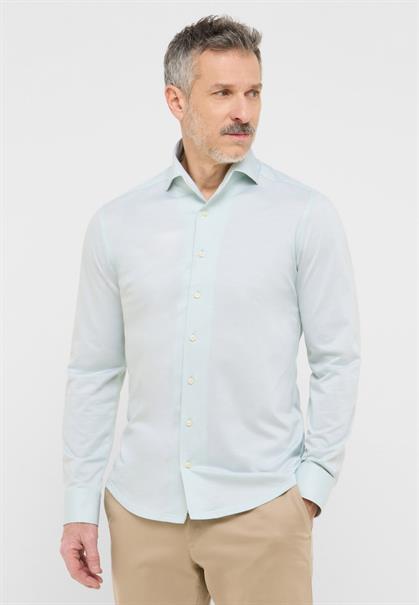 Hemd Single-Jersey Langarm grün