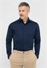 Hemd Single-Jersey Langarm navy