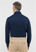 Hemd Single-Jersey Langarm navy
