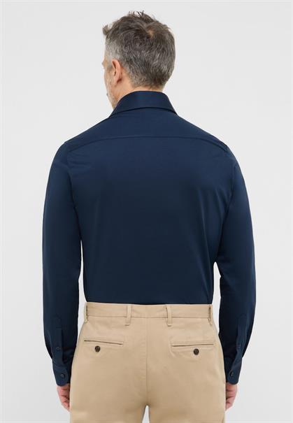 Hemd Single-Jersey Langarm navy
