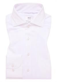 Hemd Single-Jersey Langarm weiß