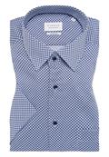 Hemd Twill Kurzarm blau