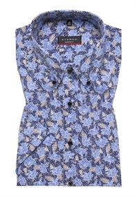 Hemd Twill Kurzarm blau