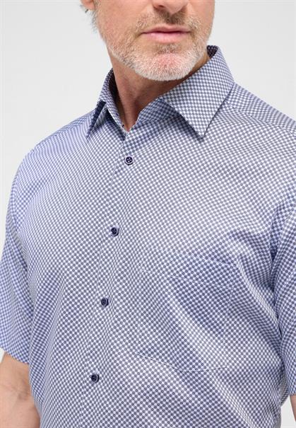 Hemd Twill Kurzarm blau