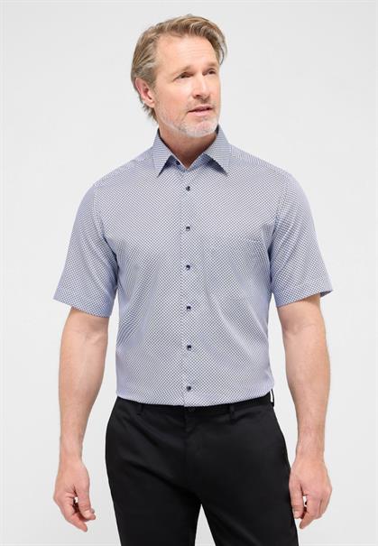 Hemd Twill Kurzarm blau