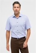Hemd Twill Kurzarm mittelblau