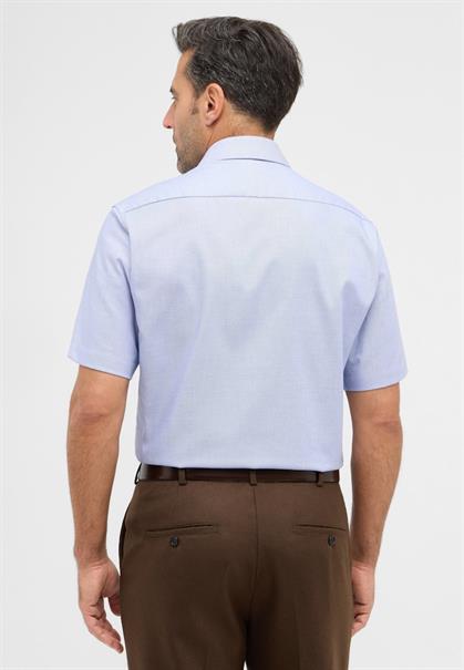 Hemd Twill Kurzarm mittelblau