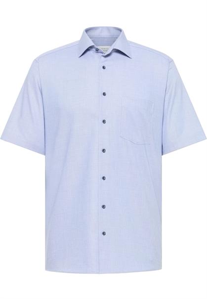 Hemd Twill Kurzarm mittelblau