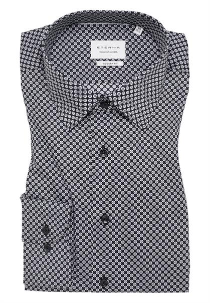 Hemd Twill Langarm anthrazit