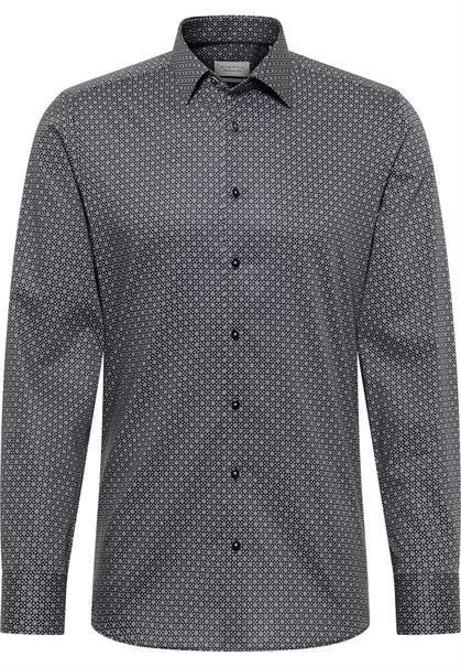 Hemd Twill Langarm anthrazit