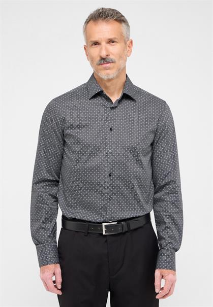 Hemd Twill Langarm anthrazit