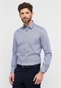 Hemd Twill Langarm blau