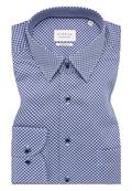 Hemd Twill Langarm blau