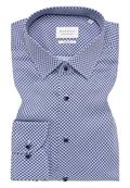 Hemd Twill Langarm blau