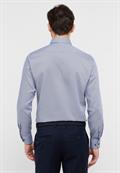 Hemd Twill Langarm blau