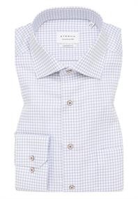 Hemd Twill Langarm blau