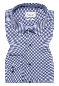 Hemd Twill Langarm blau