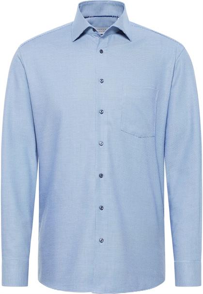 Hemd Twill Langarm blau