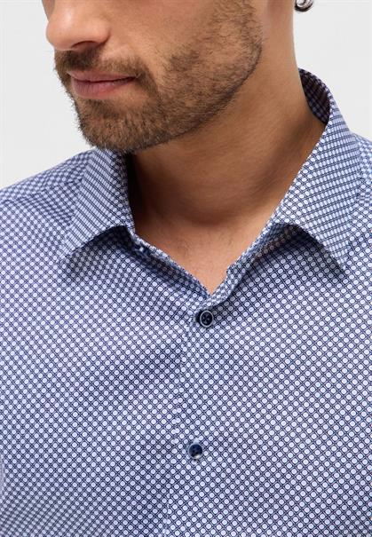 Hemd Twill Langarm blau