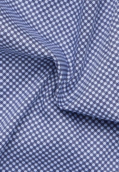 Hemd Twill Langarm blau