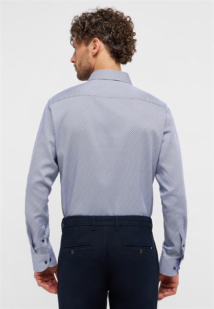 Hemd Twill Langarm blau