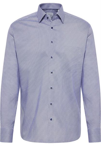 Hemd Twill Langarm blau