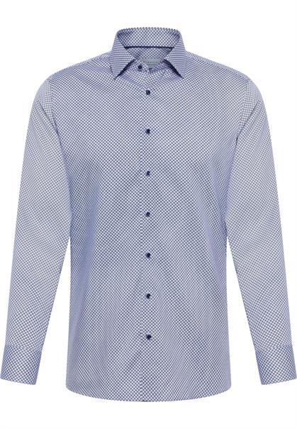 Hemd Twill Langarm blau