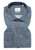 Hemd Twill Langarm braun