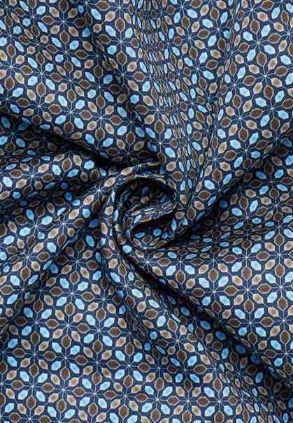 Hemd Twill Langarm braun