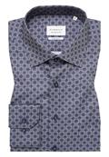 Hemd Twill Langarm dunkelblau