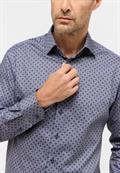 Hemd Twill Langarm dunkelblau