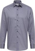 Hemd Twill Langarm dunkelblau