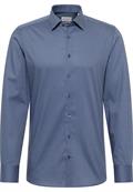 Hemd Twill Langarm dunkelblau