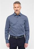 Hemd Twill Langarm dunkelblau