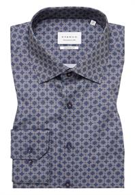 Hemd Twill Langarm dunkelblau